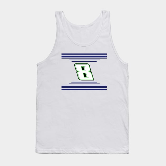 Kyle Busch #8 2024 NASCAR Design Tank Top by AR Designs 